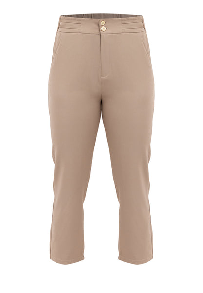 Krizia Hight-Waisted Straight Leg Cut Pants