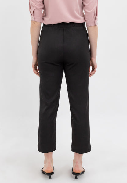 Krizia Hight-Waisted Straight Leg Cut Pants