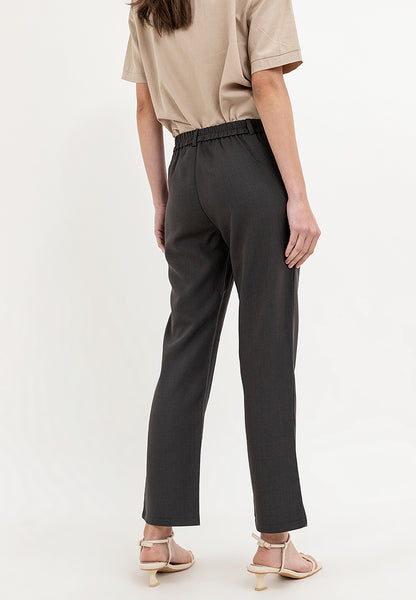Krizia Cotton Blend Straight Cut Ultra Stretch Pants