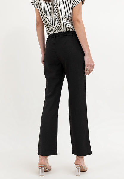 Krizia Cotton Blend Straight Cut Ultra Stretch Pants