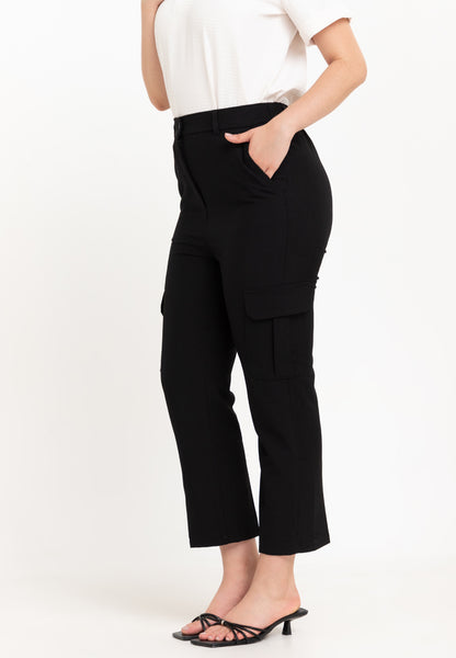 Krizia Patch Pocket Cargo Trousers Pants