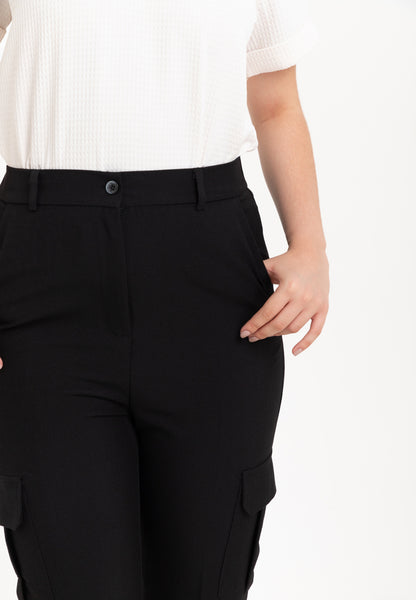 Krizia Patch Pocket Cargo Trousers Pants