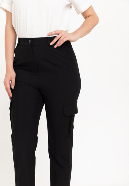 Krizia Patch Pocket Cargo Trousers Pants