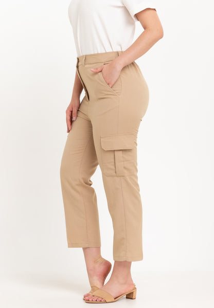 Krizia Patch Pocket Cargo Trousers Pants