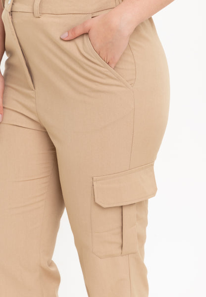 Krizia Patch Pocket Cargo Trousers Pants