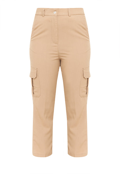 Krizia Patch Pocket Cargo Trousers Pants