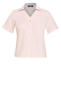 Krizia Button Down Collared Blouse Top