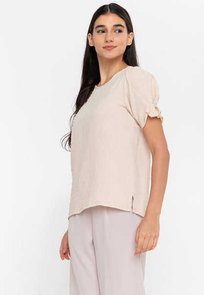 Krizia Puffed Sleeve Blouse Top