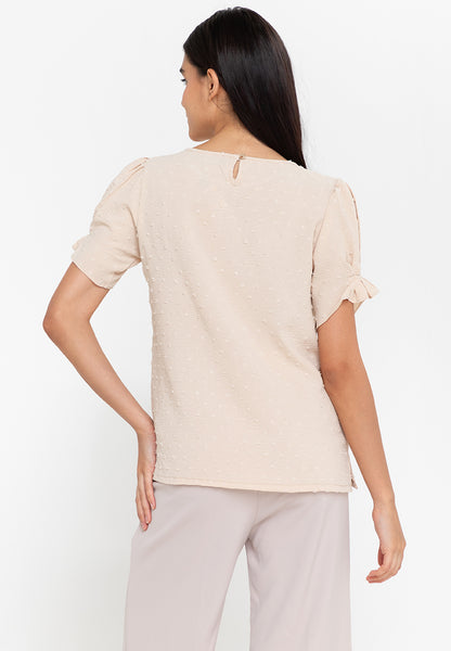 Krizia Puffed Sleeve Blouse Top