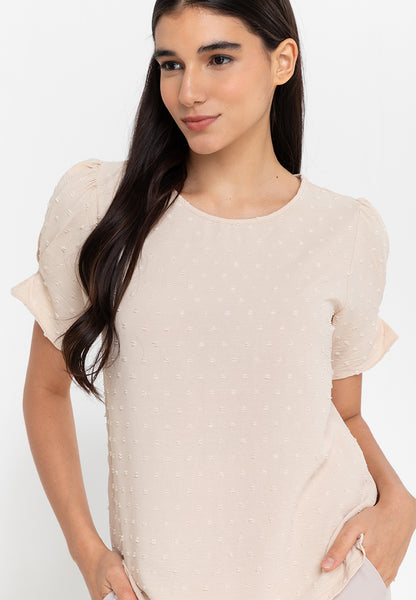 Krizia Puffed Sleeve Blouse Top