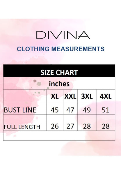 Divina Plus Size V-Neck Bell Sleeve Top Blouse