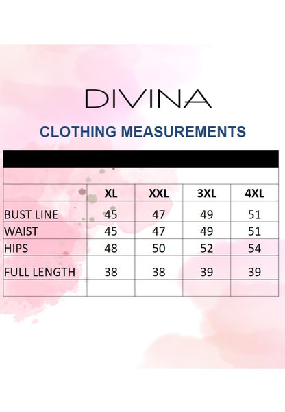 Divina Plus Size V Detail Flounce Hem Shift Dress Korean Style