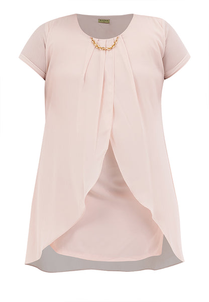 Divina Plus Size Premium Overlay Shift Dress