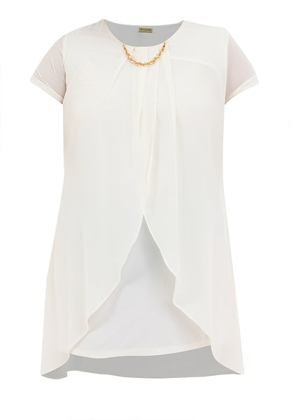Divina Plus Size Premium Overlay Shift Dress