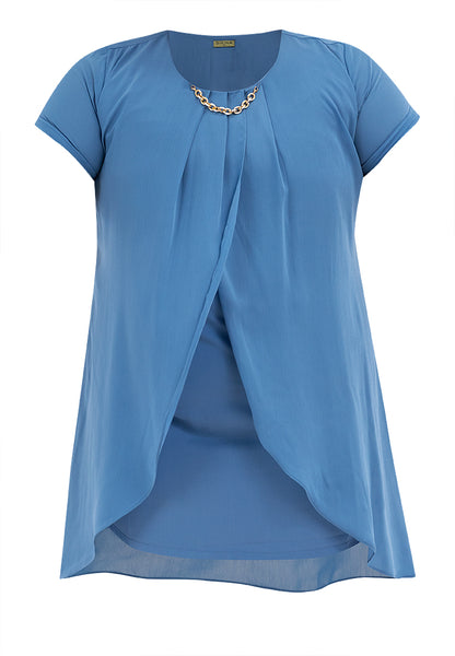 Divina Plus Size Premium Overlay Shift Dress