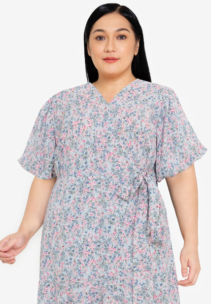 Divina Plus Size Wrap Around Dress