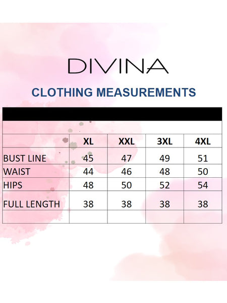 Divina Plus Size Overlap Shift Dress with with Detachable Necklace