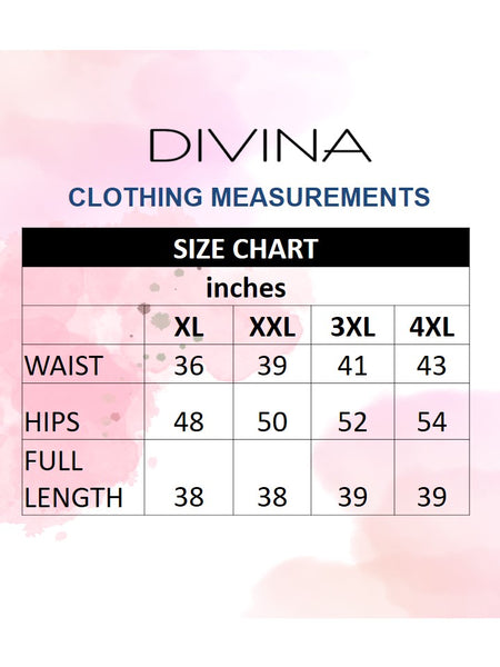 Divina Plus Size Garterized Drawstring Waist Pants