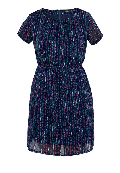 Krizia Pleated Shift Dress Korean Style