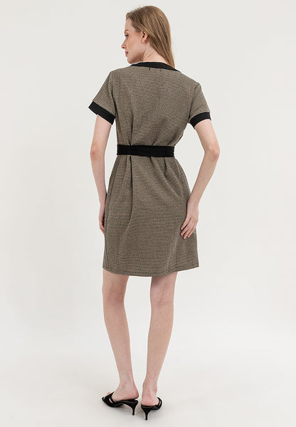 Krizia Tweed Button Down Dress