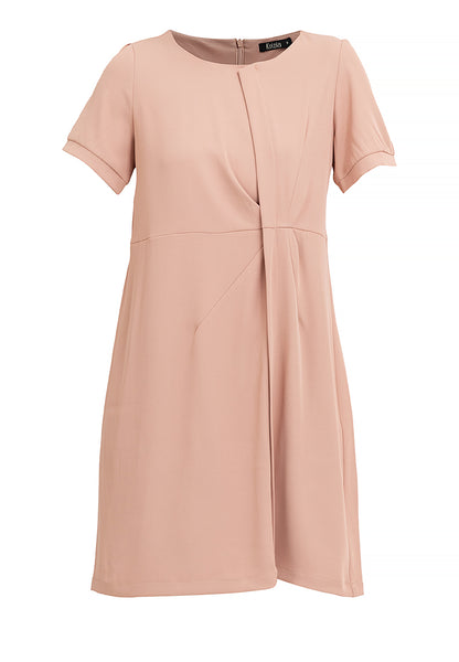 Krizia Front Placket with Subtle Pleat and Detachable Pin Dress