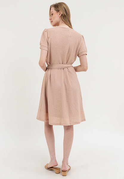 Krizia Wrap Around Waffle Knits Dress