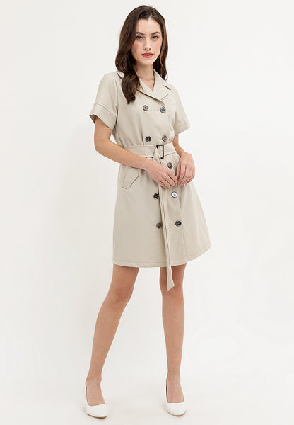 Krizia Trench Dress with Belt