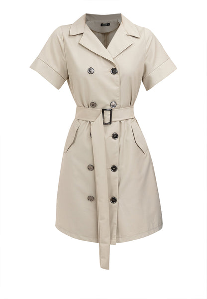 Krizia Trench Dress with Belt