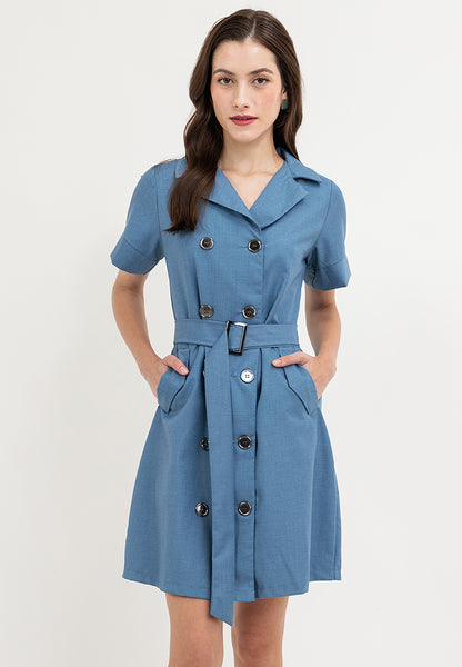 Krizia Trench Dress with Belt