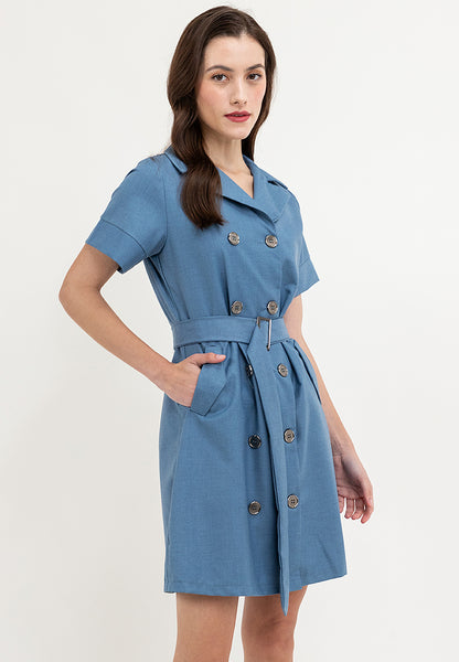 Krizia Trench Dress with Belt