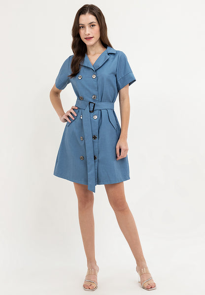 Krizia Trench Dress with Belt