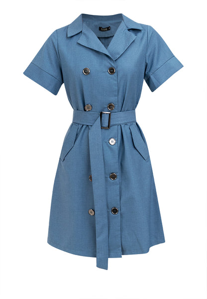 Krizia Trench Dress with Belt