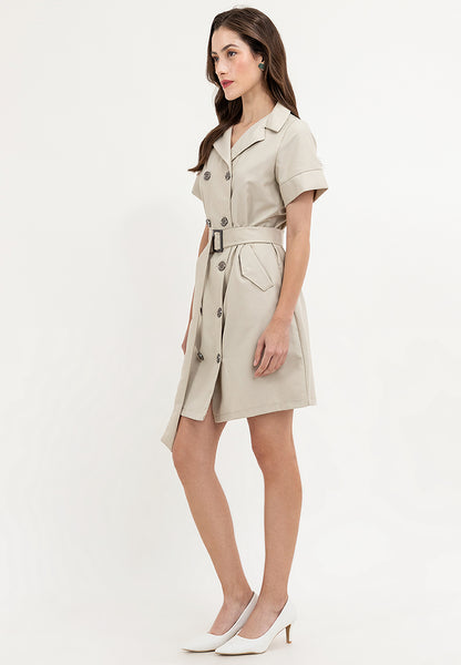 Krizia Trench Dress with Belt