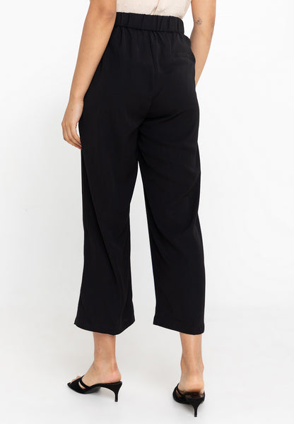 Krizia High Waist Chain-Link Pleated Pants