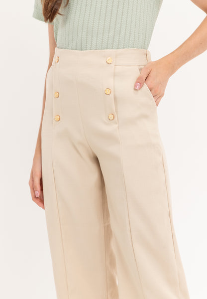 Krizia Button Front Pants