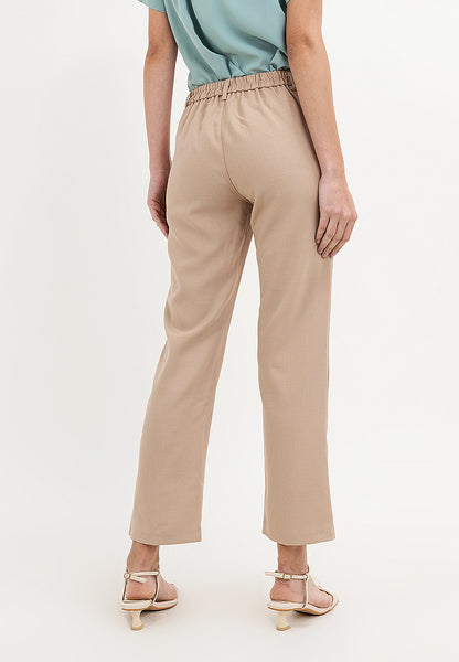 Krizia Cotton Blend Straight Cut Ultra Stretch Pants