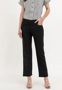 Krizia Cotton Blend Straight Cut Ultra Stretch Pants