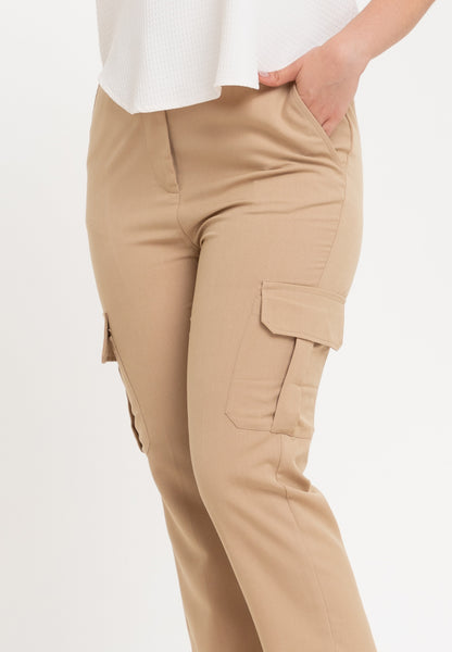 Krizia Patch Pocket Cargo Trousers Pants