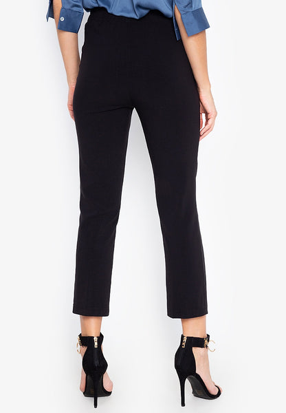 Highwaist Detail Straight Cut Pants